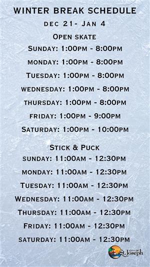 Winter Break Schedule 