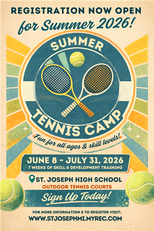 2026 Tennis Camp Flyer